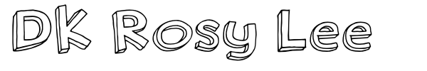 DK Rosy Lee font preview
